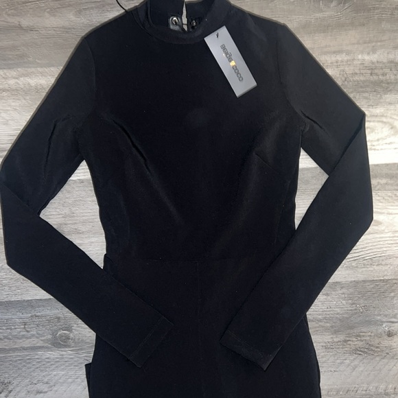 BRAND NEW WITH TAGS BEIGE & COCO LEATHER TIE REVERSIBLE JUMPSUIT! - Picture 4 of 5